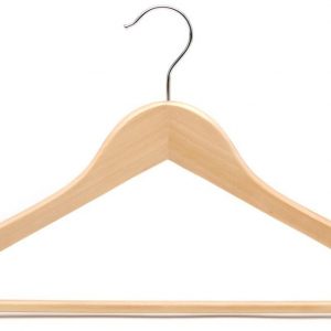 wooden coat hanger